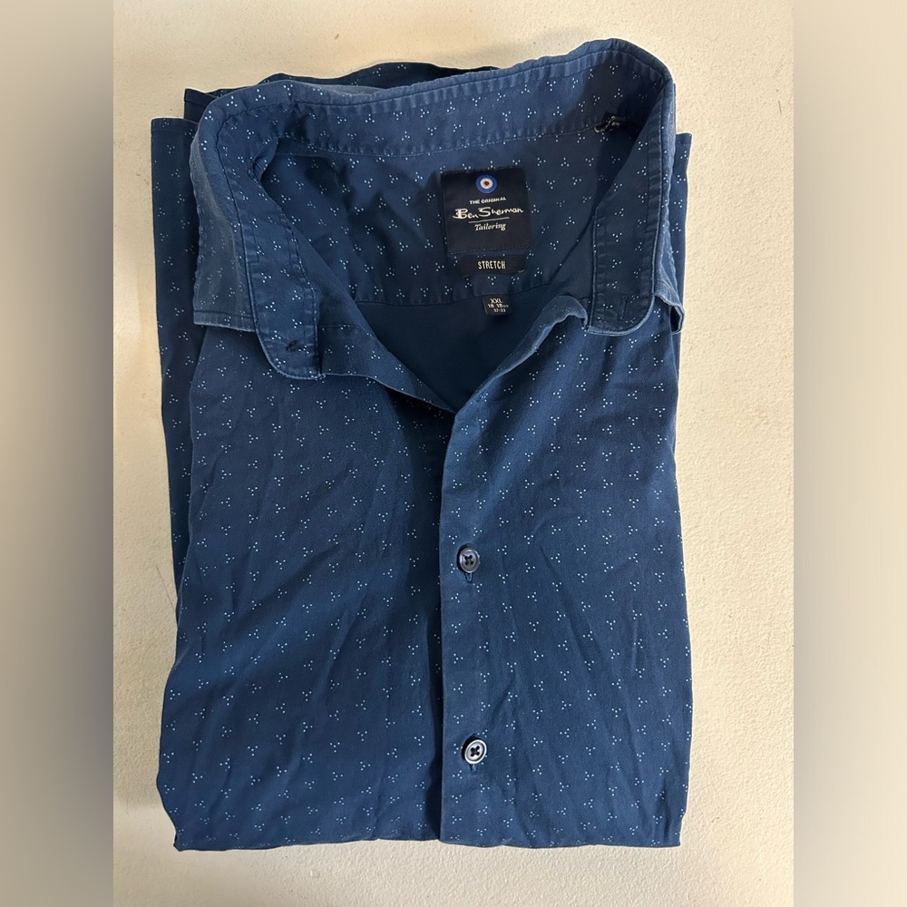 Men’s 2XL Ben Sherman Long Sleeve Button Up Shirt